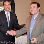 TEP-DC-Meet-Gray-Reznik-700 Washington, D.C. Mayor Vincent C. Gray (left) with Maryland State Delegate Kirill Reznik